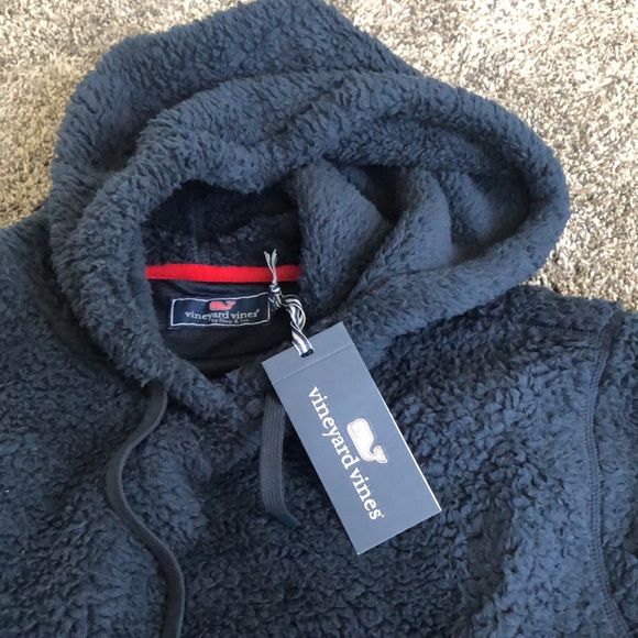 Vineyard Vines Other - Vineyard Vines navy blue Sherpa hoodie. New!